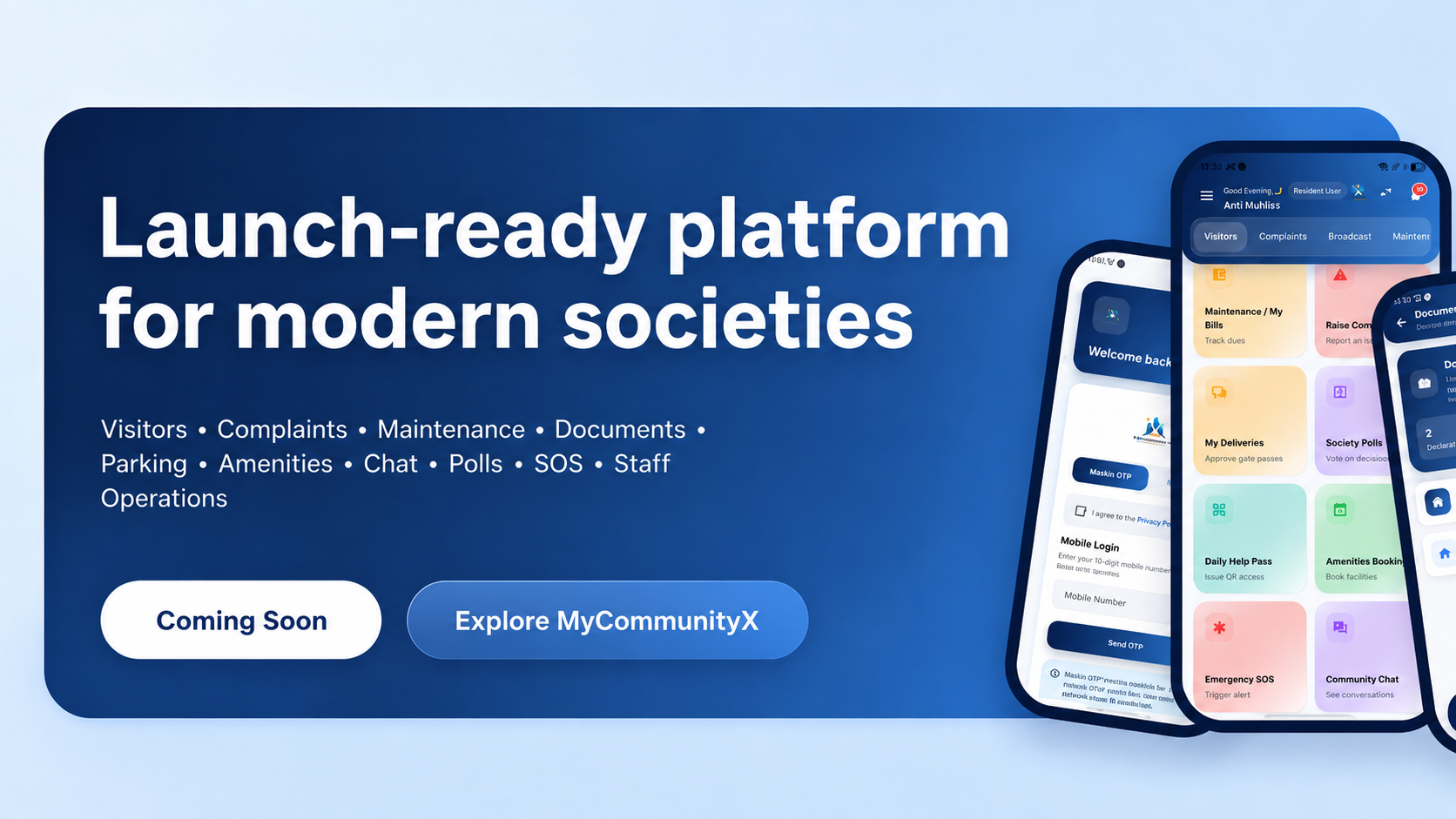 Premium product vision for modern apartment societies
